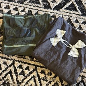 Under Armour Olive and Charcoal Tees